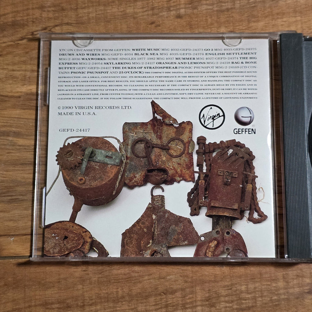 XTC - Rag & Bone Buffet Rare Cuts & Leftovers CD Compilation 1990 New Wave