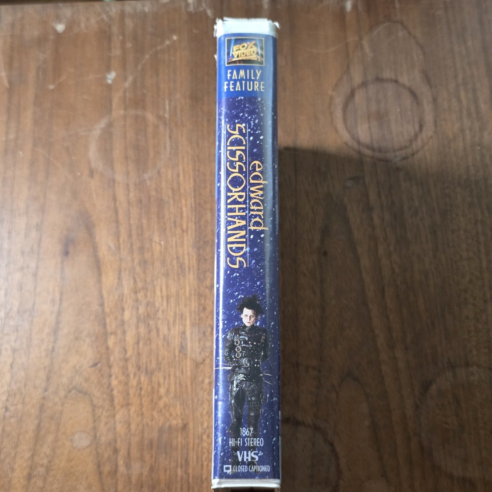 Edward Scissorhands VHS 1990 Fantasy Drama Johnny Depp Clamshell