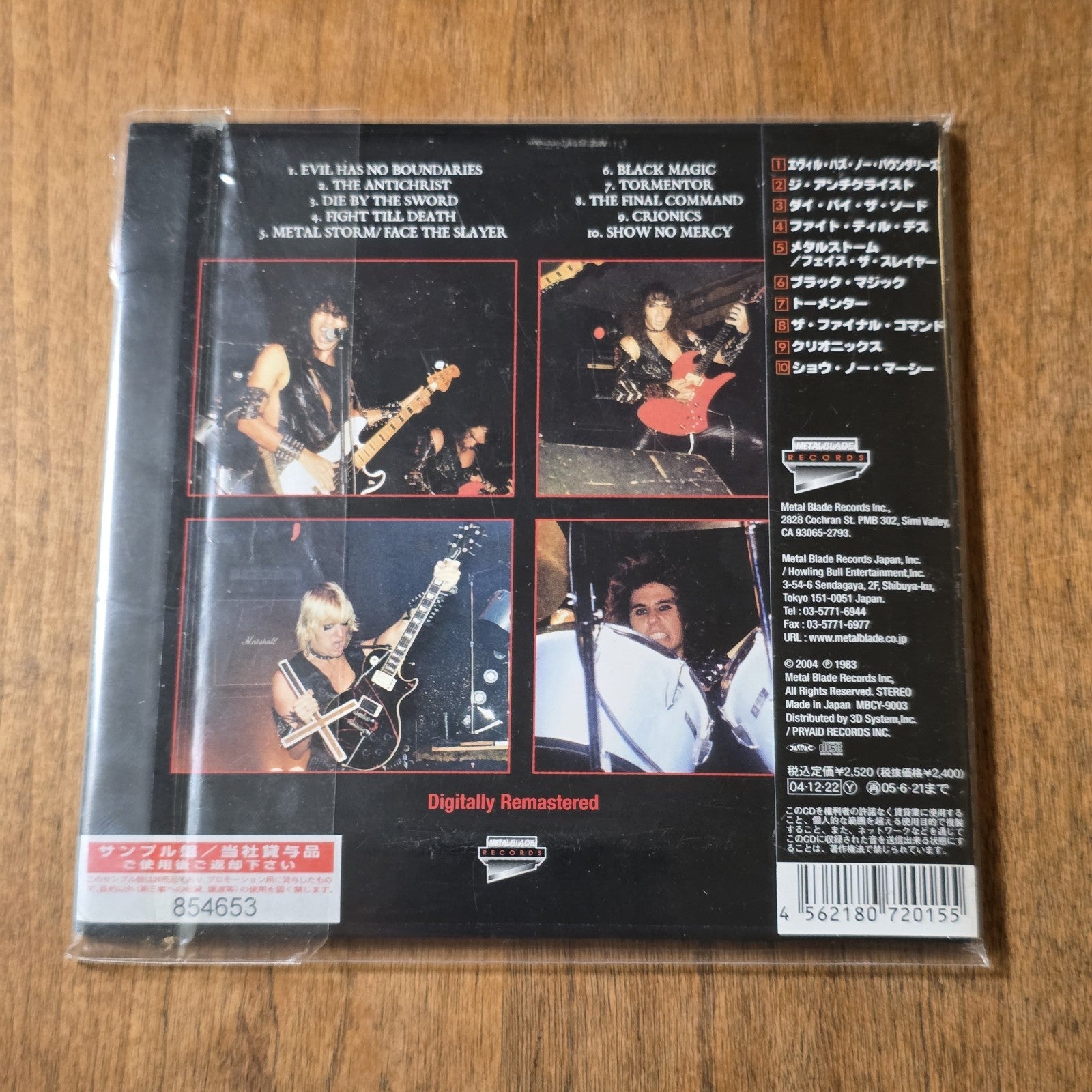 Slayer - Show No Mercy CD Album 2004 Thrash Metal Japan Import OBI Rare HTF