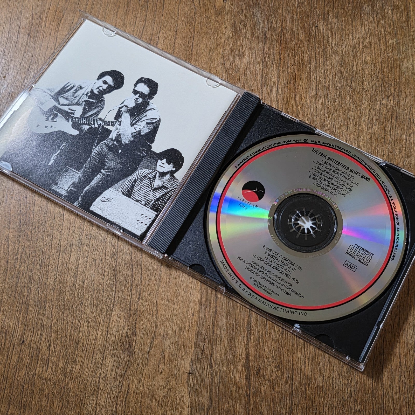 The Paul Butterfield Blues Band - Self Titled CD Album 1987 Blues
