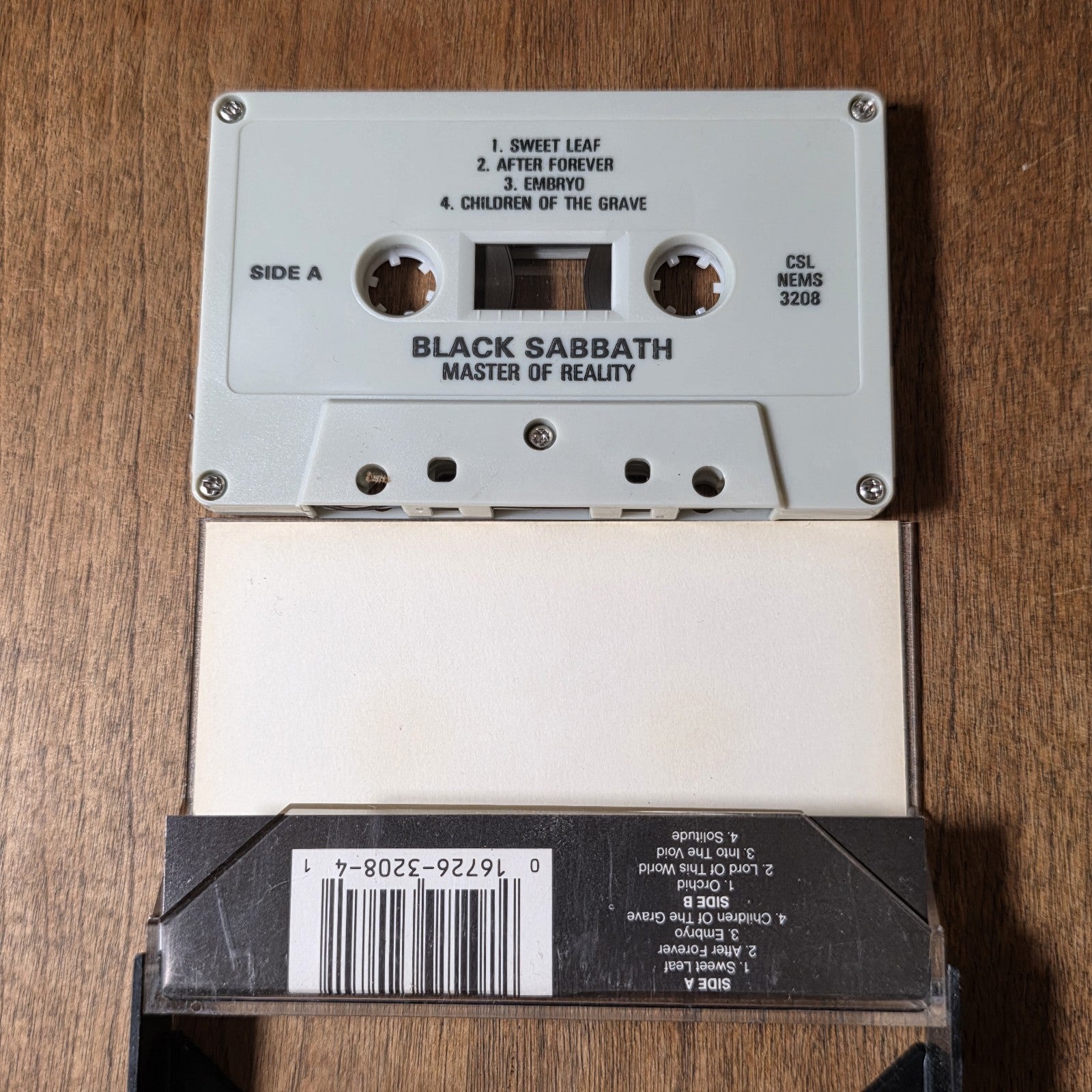 Black Sabbath - Master Of Reality Cassette Album Heavy Metal Rare HTF