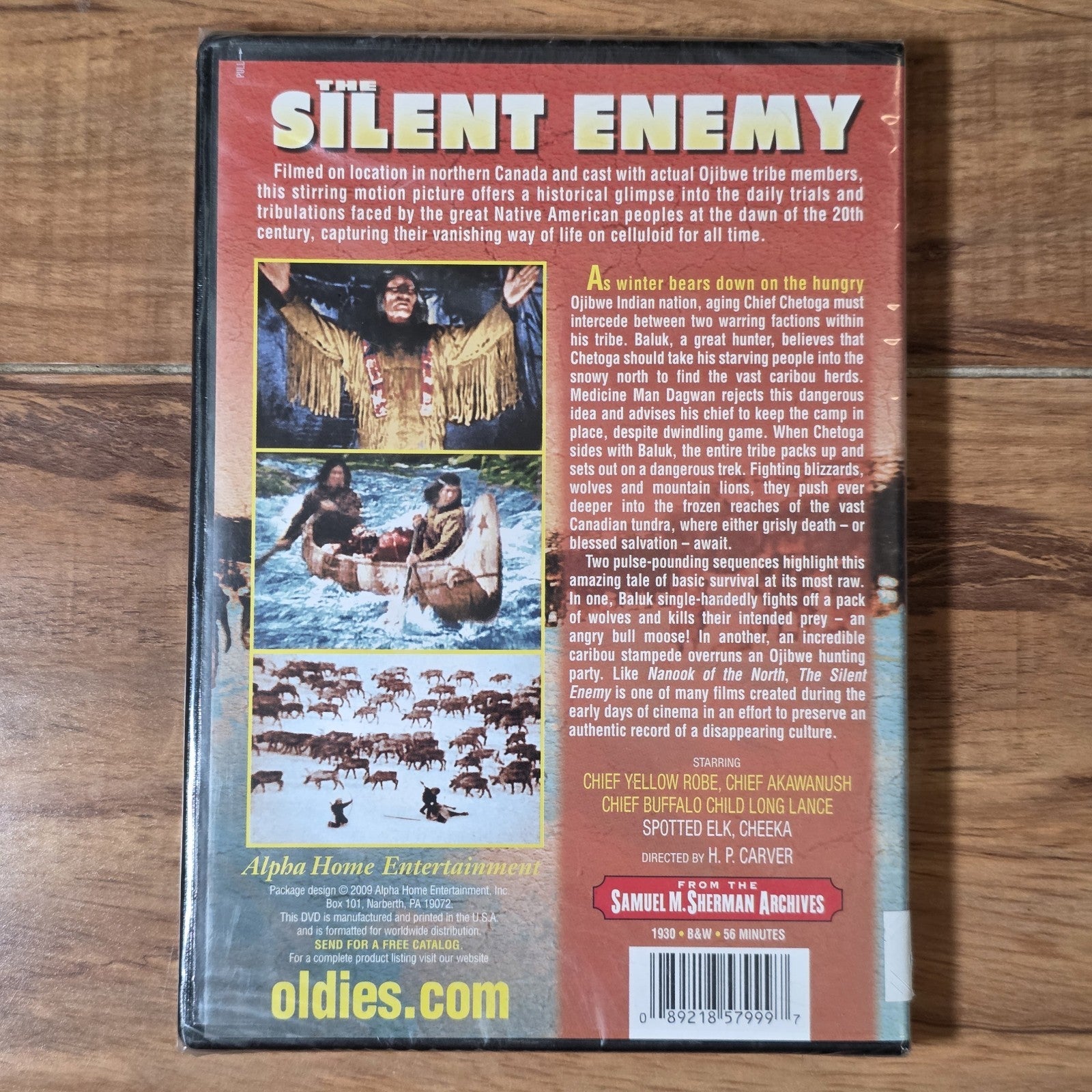 The Silent Enemy 1930 DVD H P Carver American Indian Epic New Sealed Rare HTF