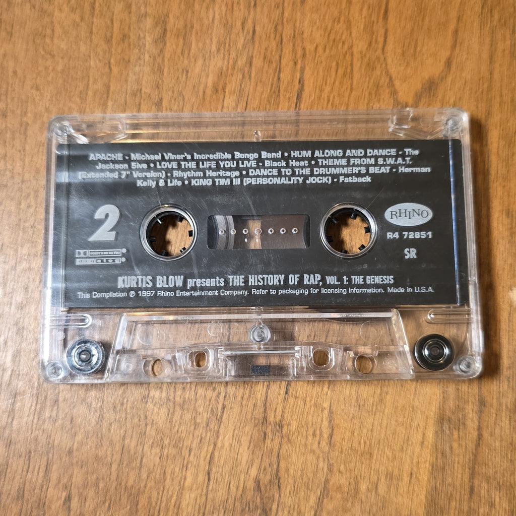 Kurtis Blow Presents - The History Of Rap 1986 Hip Hop Cassette Rare HTF