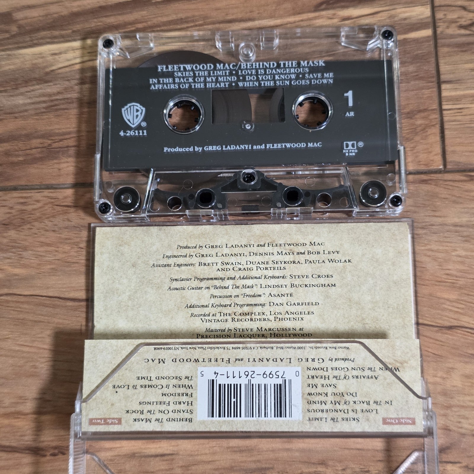 Fleetwood Mac - Behind The Mask Cassette Album 1990 Rock