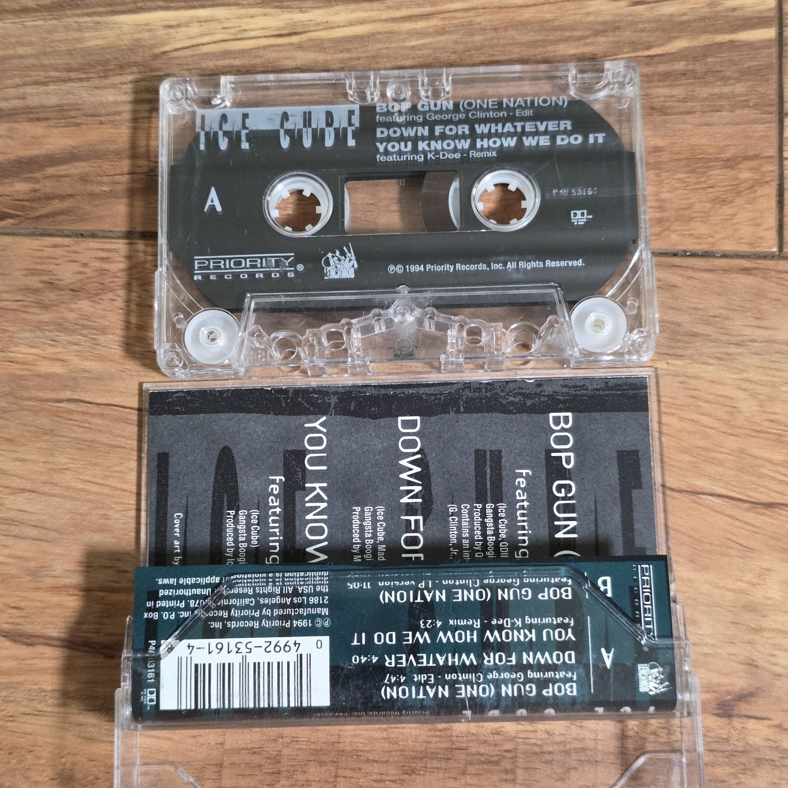 Ice Cube - Bop Gun One Nation Cassette Maxi Single 1994 Hip Hop