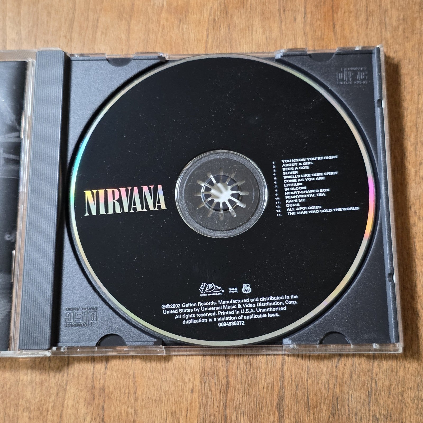 Nirvana - Nirvana CD Compilation 2002 Grunge