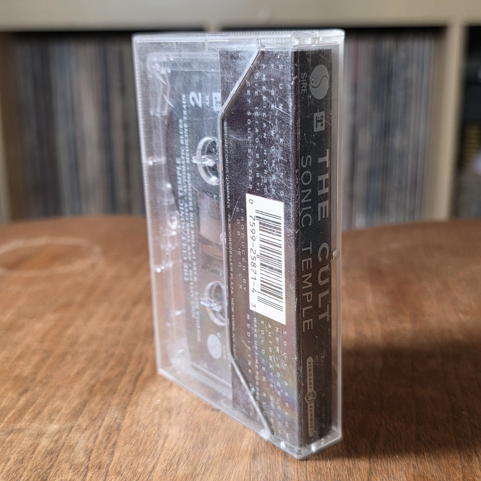 The Cult - Sonic Temple Cassette Album 1989 Hard Rock