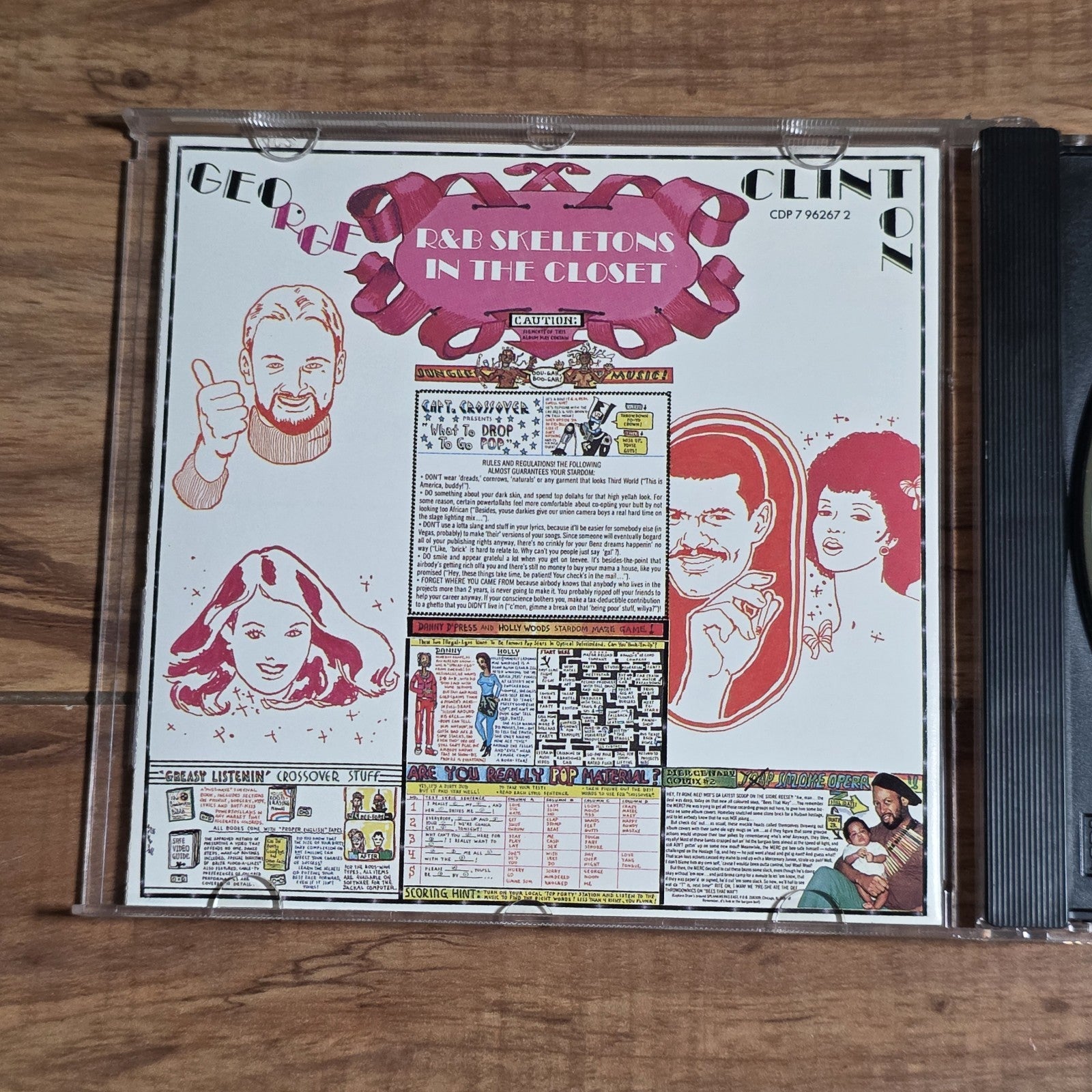 George Clinton - R&B Skeletons In The Closet CD Album 1986 Funk Rare HTF