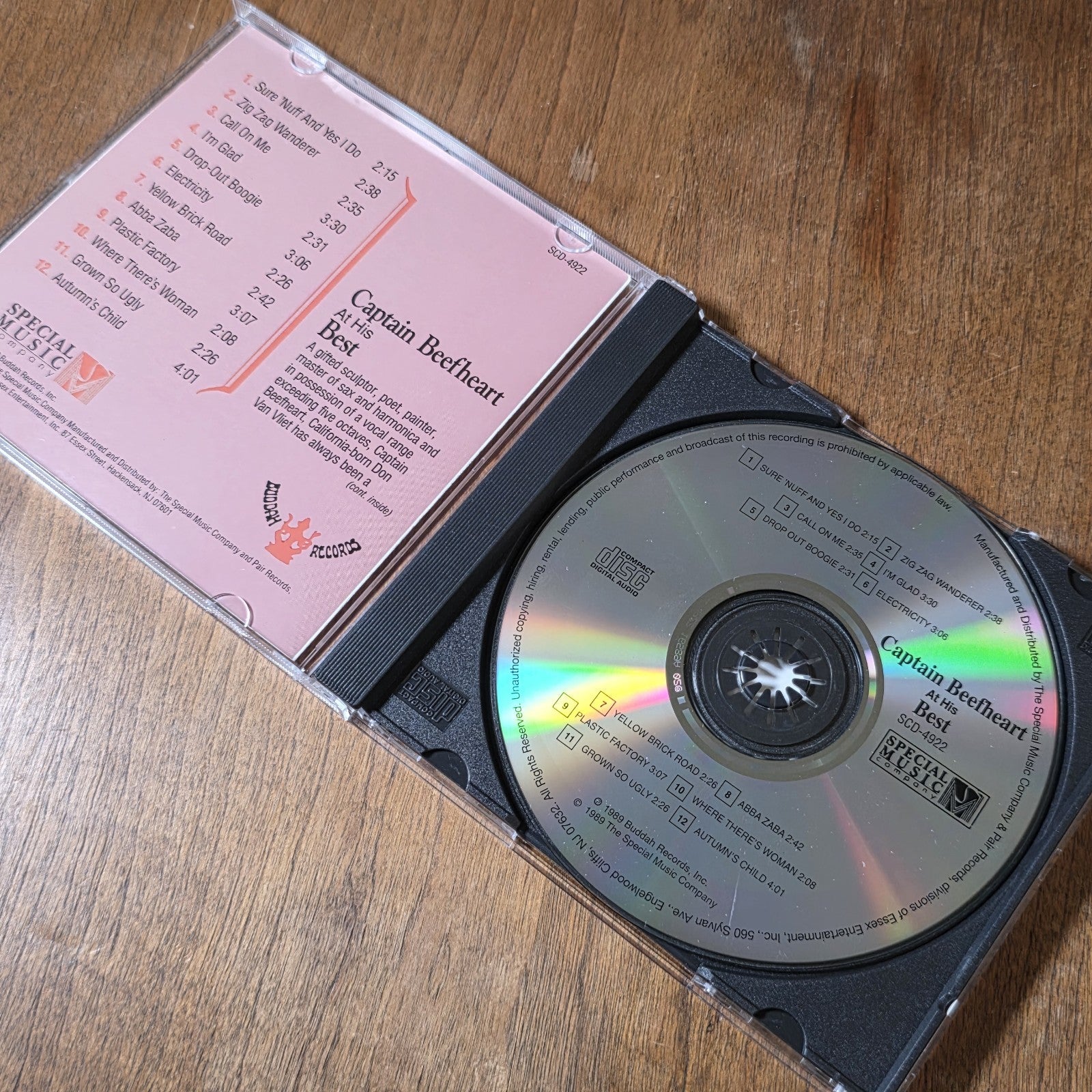 Captain Beefheart - At His Best CD Album 1989 Blues Rock Buddah Records