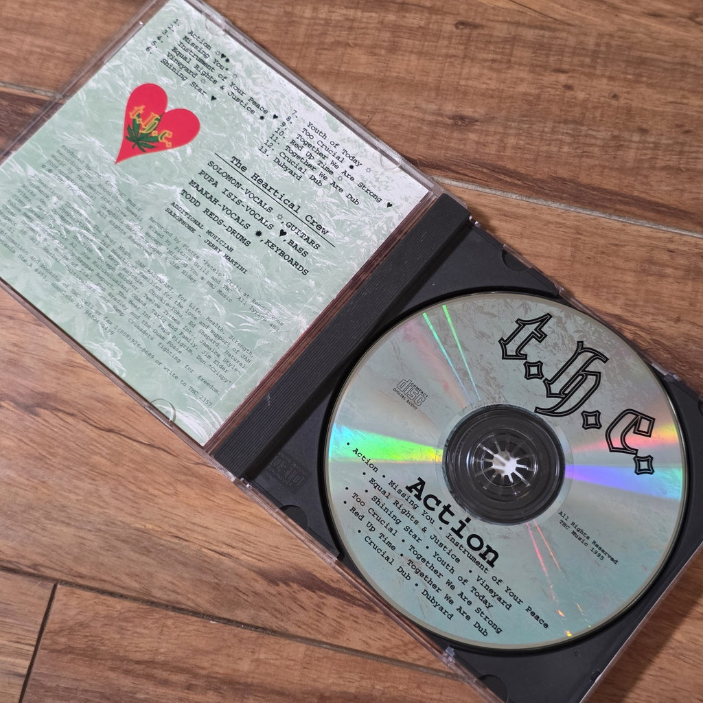 THC The Heartical Crew - Action CD 1995 Dub Roots Reggae Rasta Rare HTF