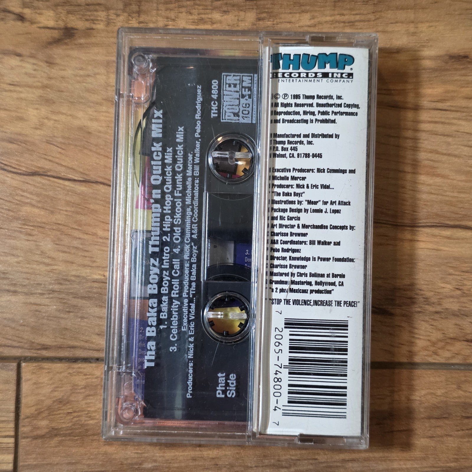 Baka Boyz - Thump'n Quick Mixes Comp 1994 Hip Hop Cassette Thump Rare HTF