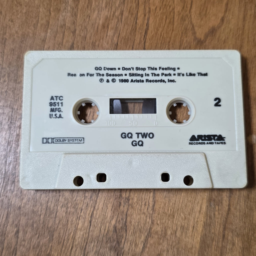 GQ - Two Album 1980 R&B Soul Funk Cassette Arista Records HTF