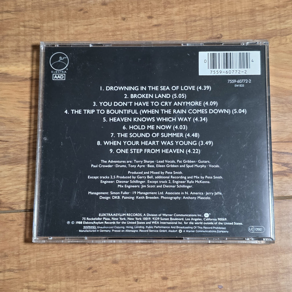 The Adventures - The Sea Of Love CD Album 1988 New Wave Pop