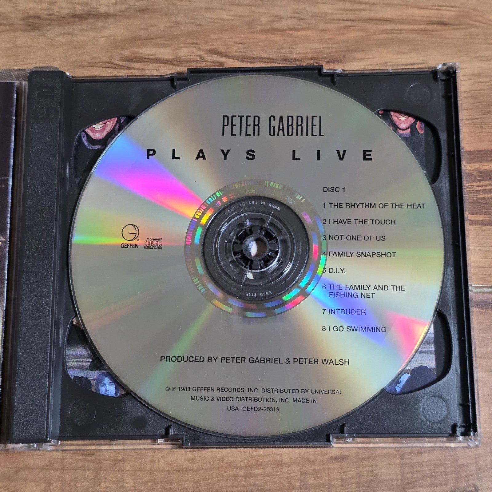 Peter Gabriel - Plays Live CD Live Album 1999 Progressive Rock Rare HTF