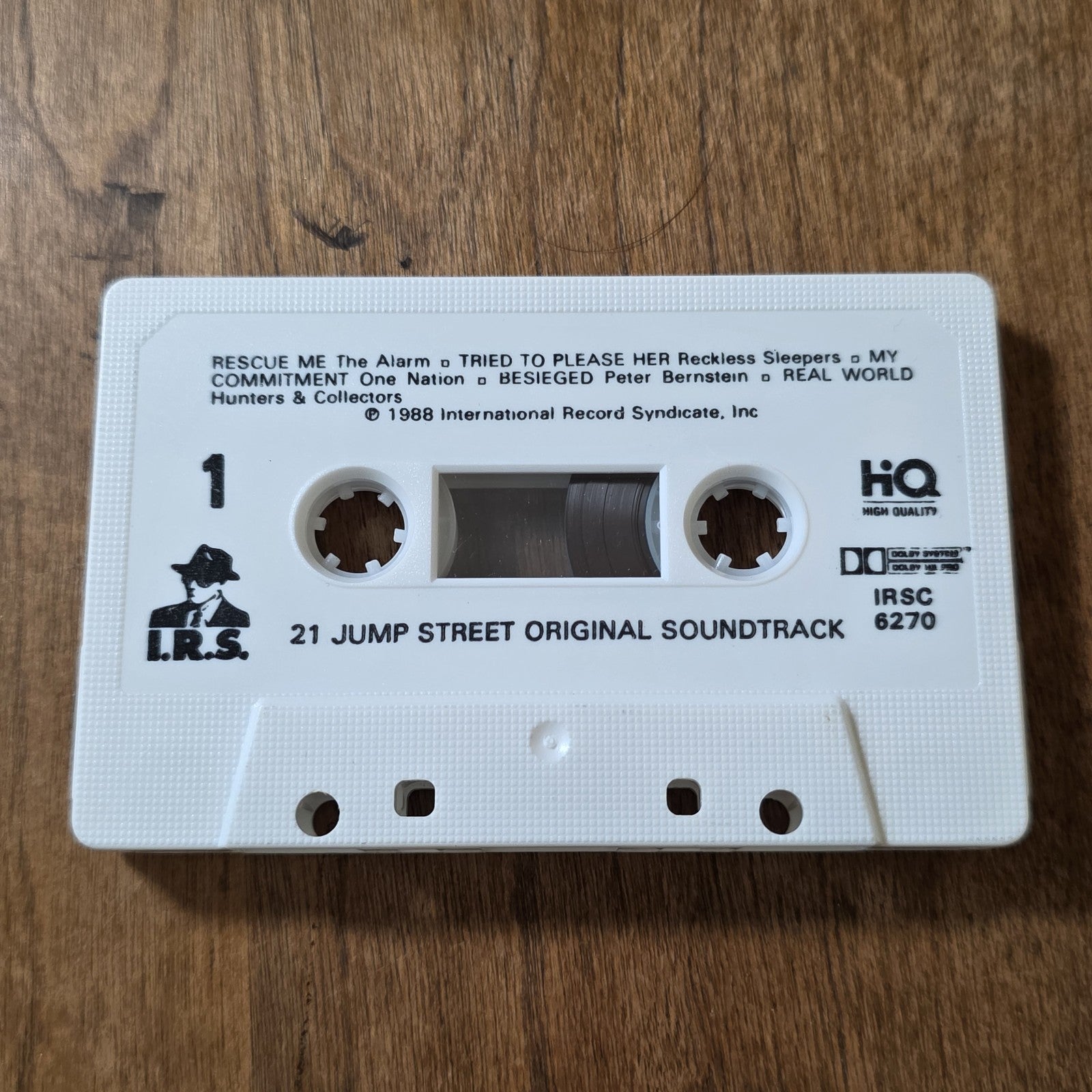 Peter Bernstein - 21 Jump Street Cassette Soundtrack 1988 Pop Rock Rare HTF