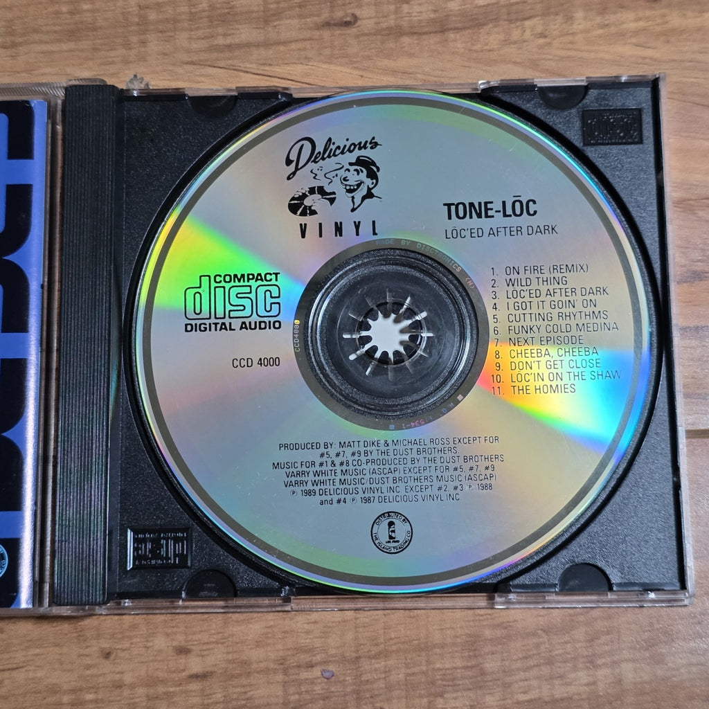 Tone Loc - Loc-Ed After Dark CD Album 1989 Hip Hop