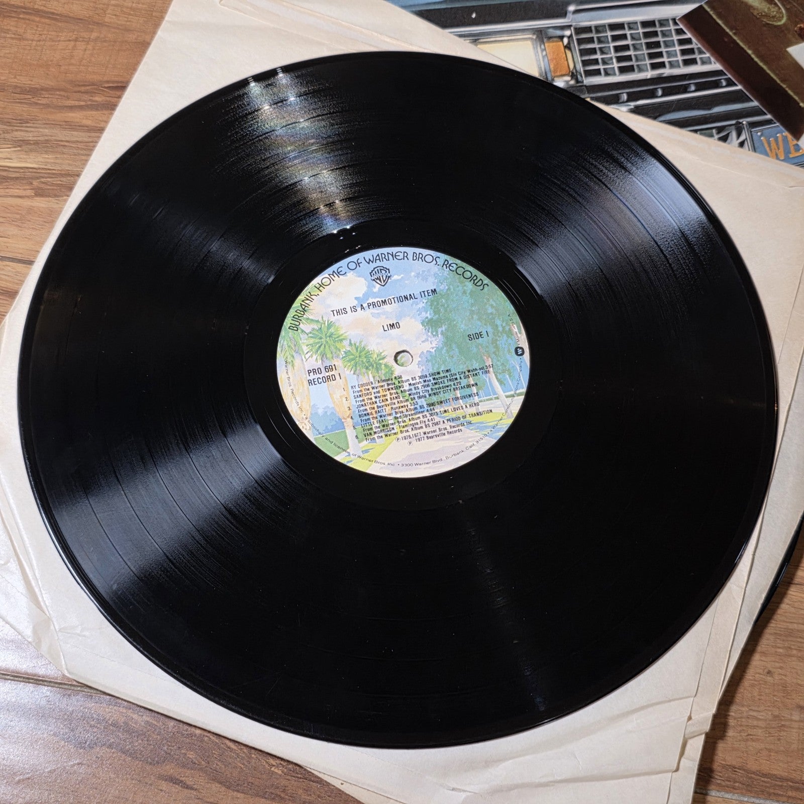 Limo Album 1977 Rock Compilation Vinyl Record 2LP 12" Warner Bros VG+