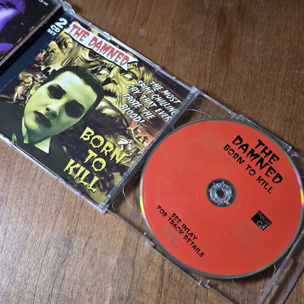 The Damned - Born To Kill CD 1997 Punk Rock Castle Music 2 Disc Rare HTF
