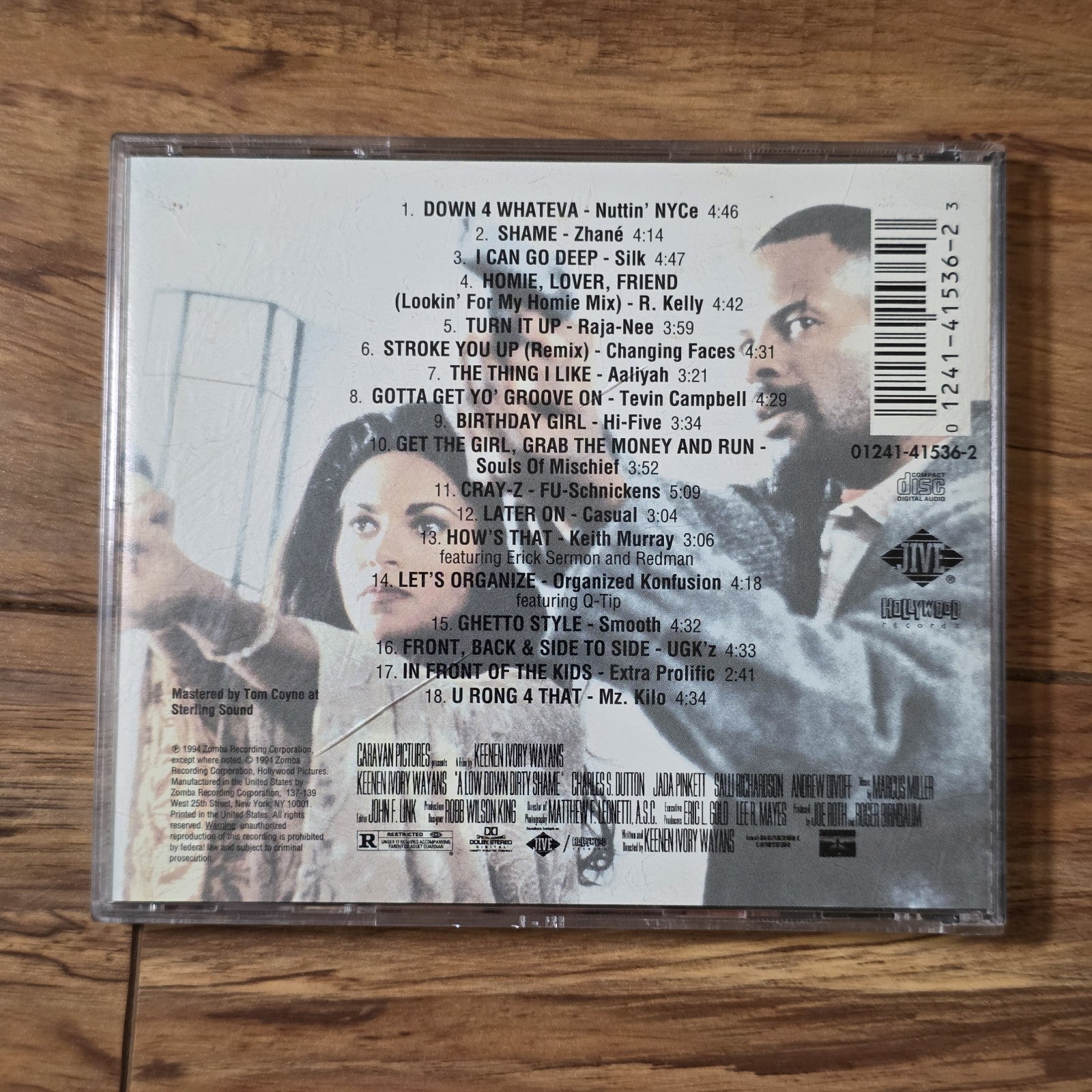 A Low Down Dirty Shame - Original Soundtrack CD 1994 Hip Hop R&B
