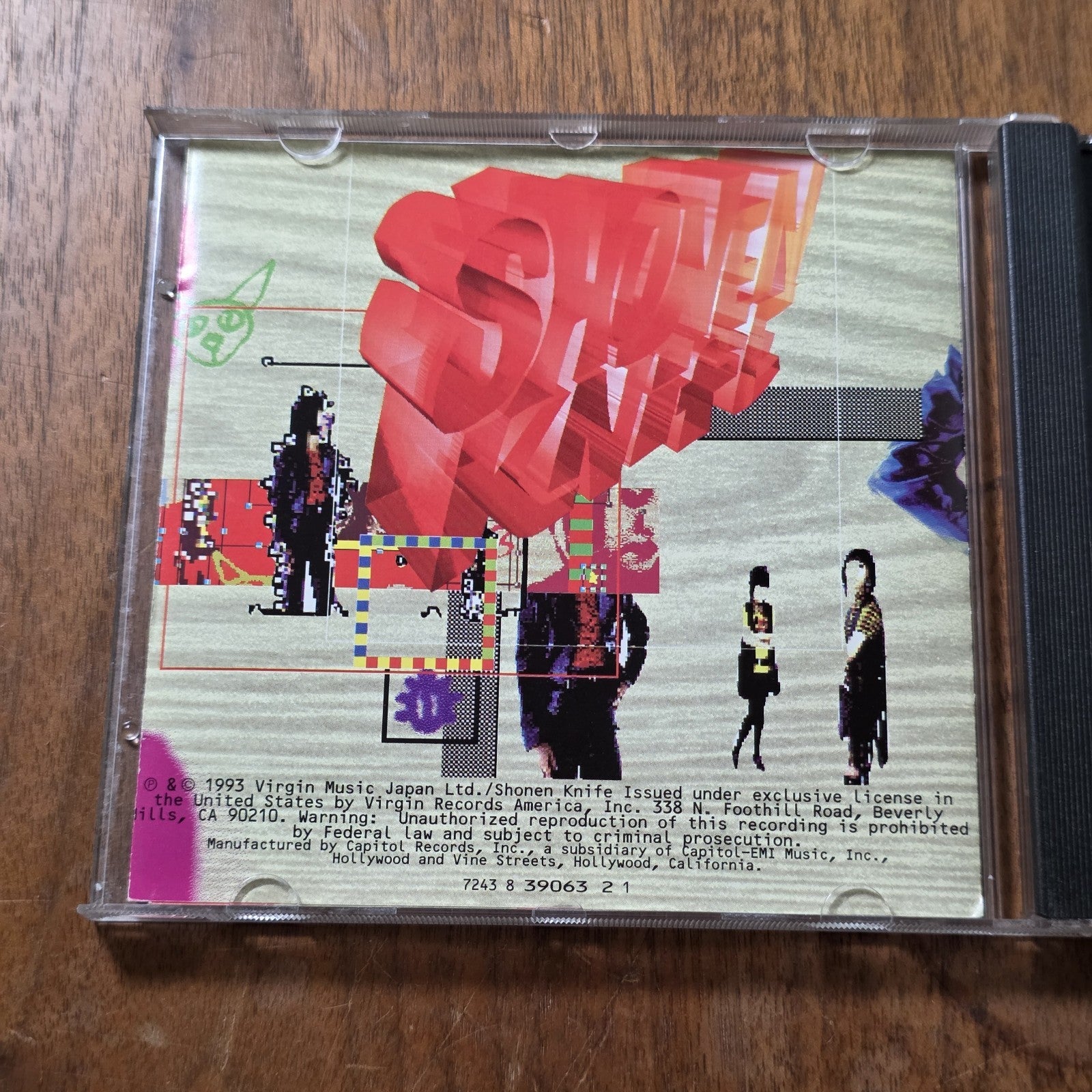 Shonen Knife - Rock Animals CD Album 1993 Alternative Rock