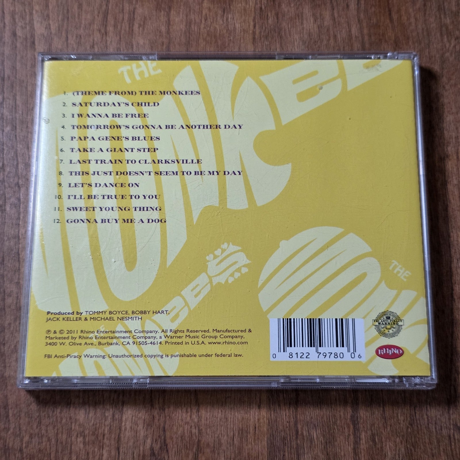 The Monkees - Self-Titled CD Album 1966 Pop Rock