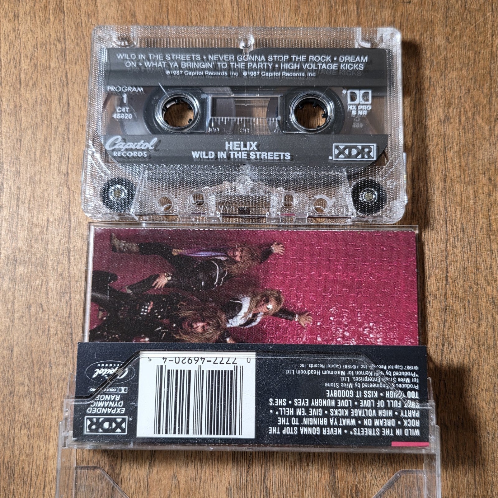 Helix - Wild in the Streets Cassette Album 1987 Heavy Metal