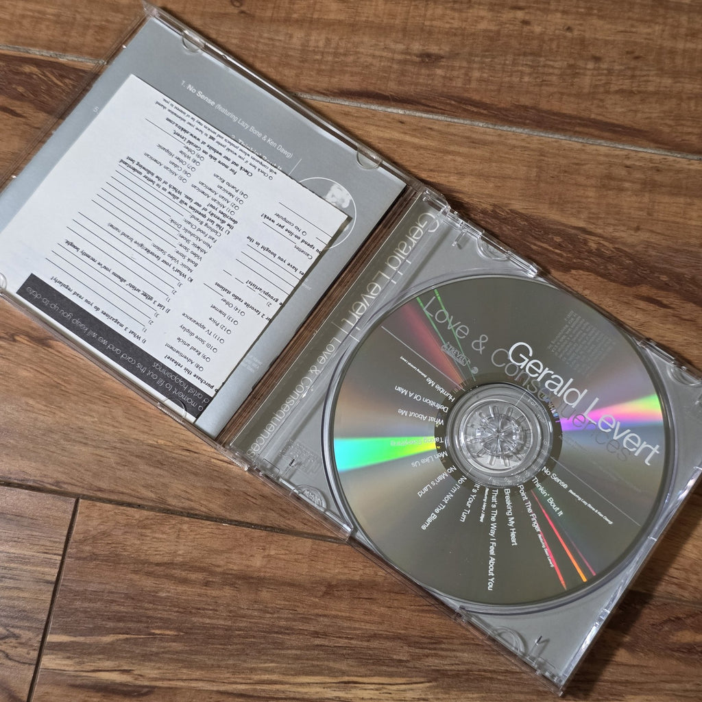 Gerald Levert - Love & Consequences CD 1998 EastWest Records R&B Soul
