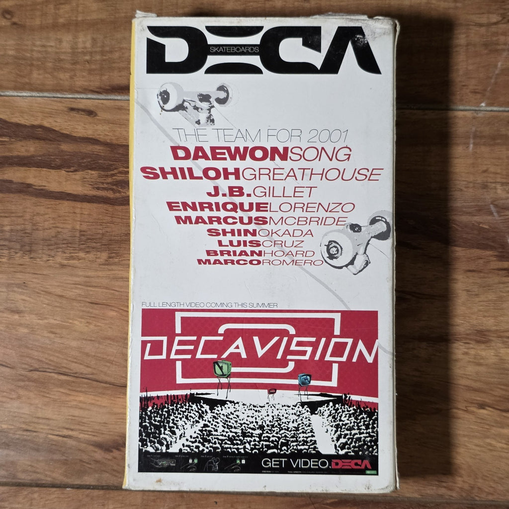 Deca Sneak Preview 2001 VHS Daewon Song Sports Skateboarding Rare HTF