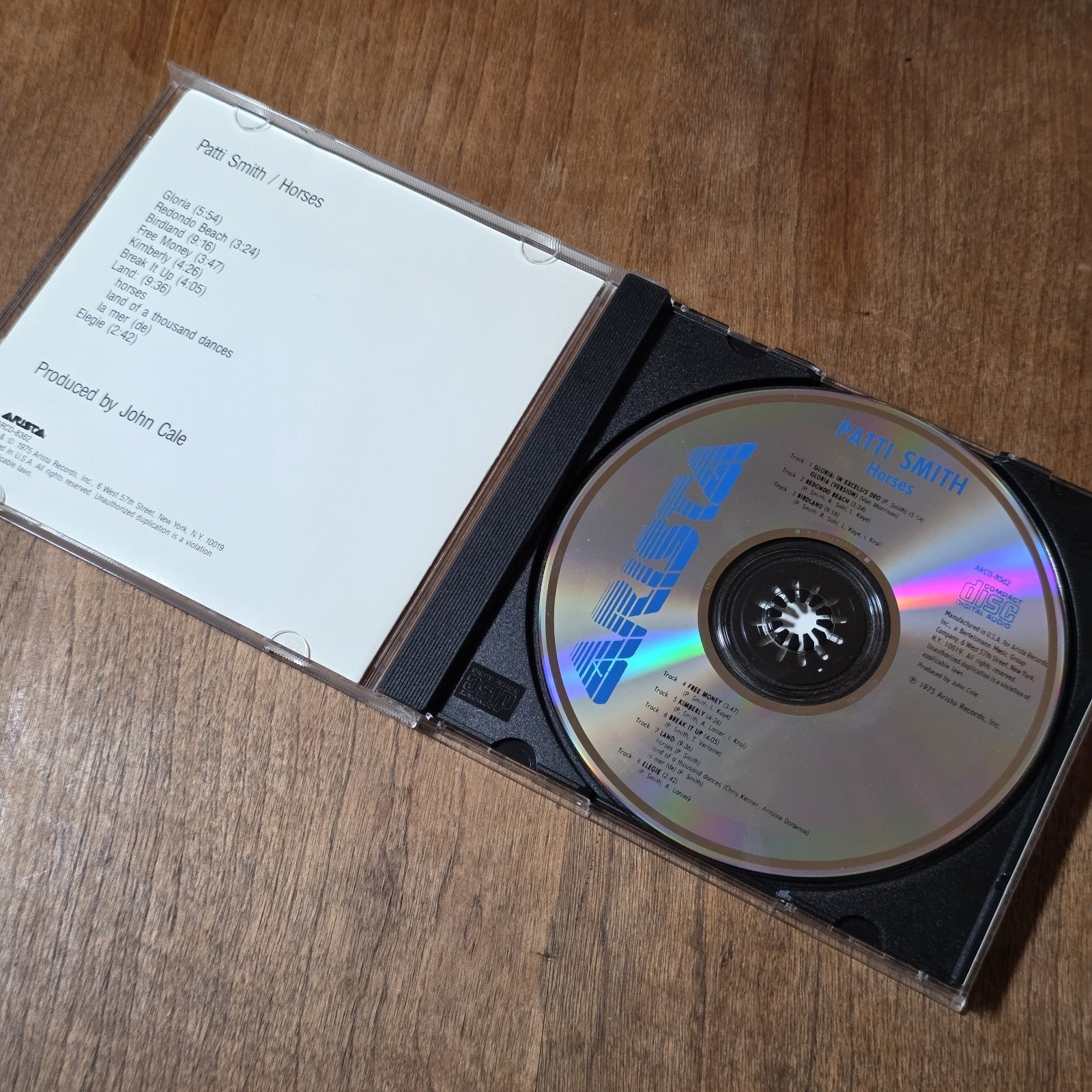 Patti Smith - Horses CD Album 1975 Punk Rock