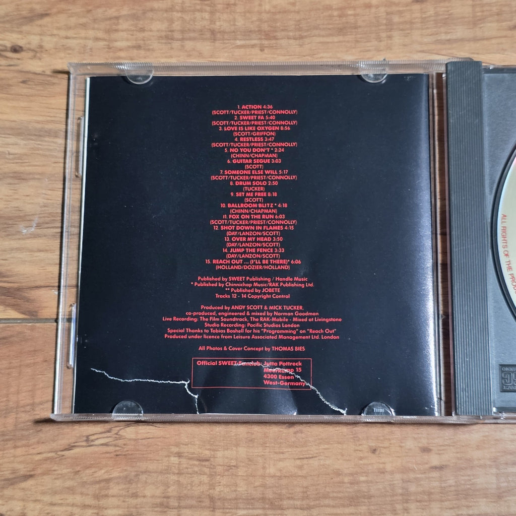 Sweet - Live At The Marquee CD Live Album Glam Rock
