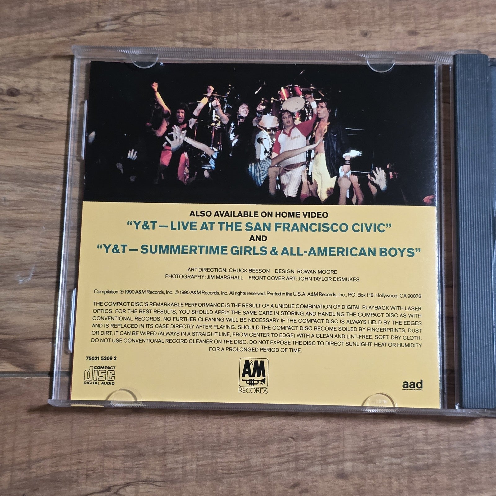 Y&T - Best Of 1981-1985 CD Compilation 1990 Hard Rock Heavy Metal