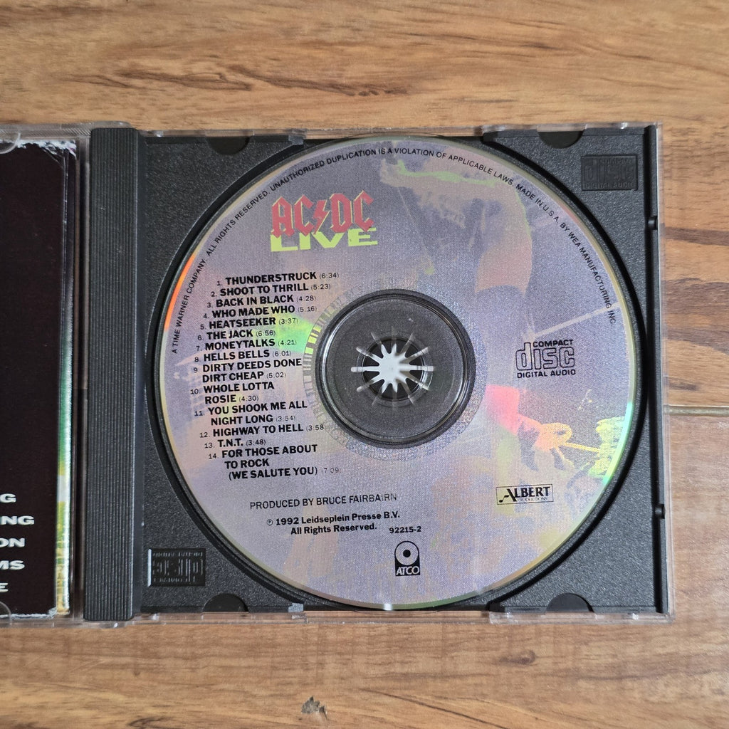 AC/DC - Live CD Live Album 1992 Hard Rock