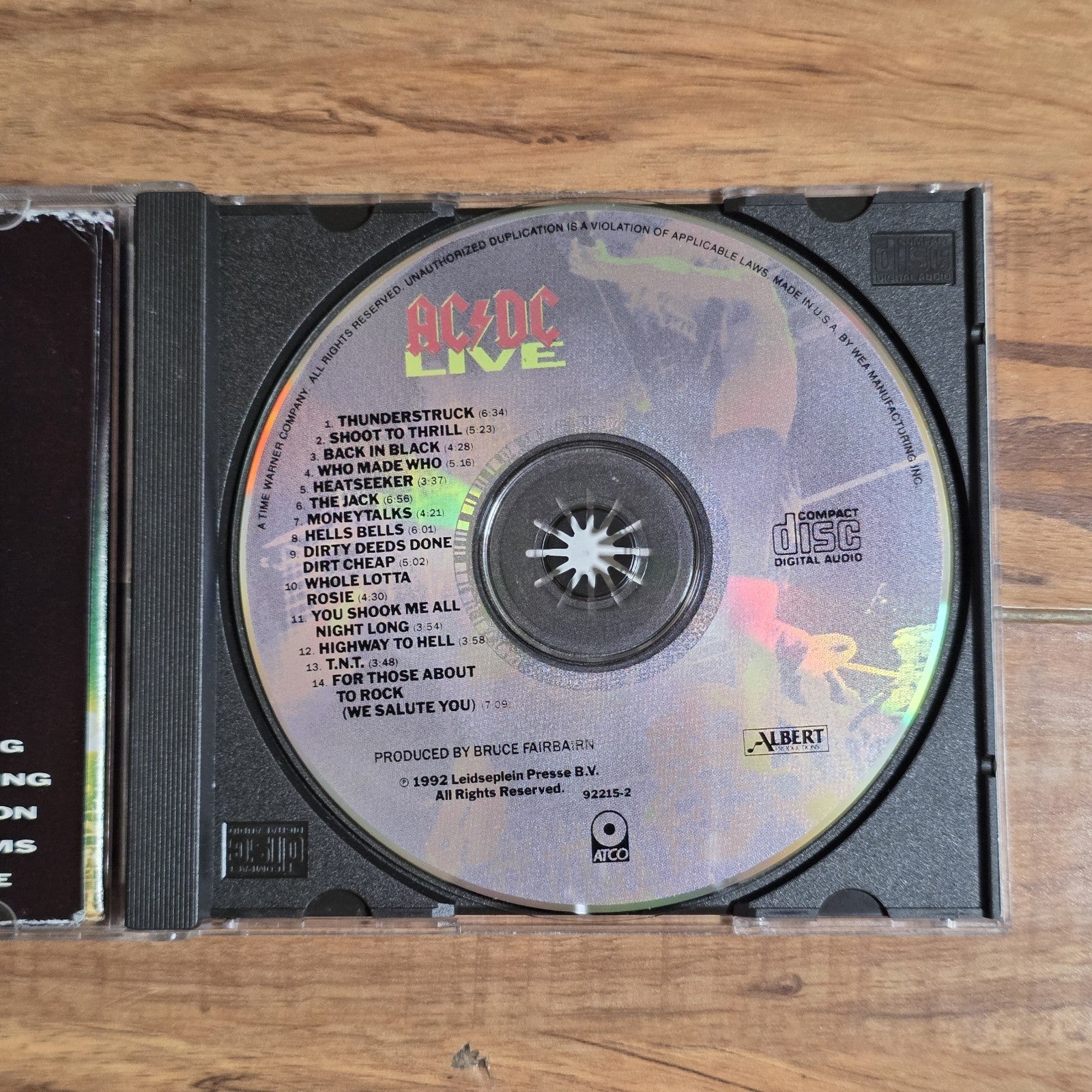 AC/DC - Live CD Live Album 1992 Hard Rock