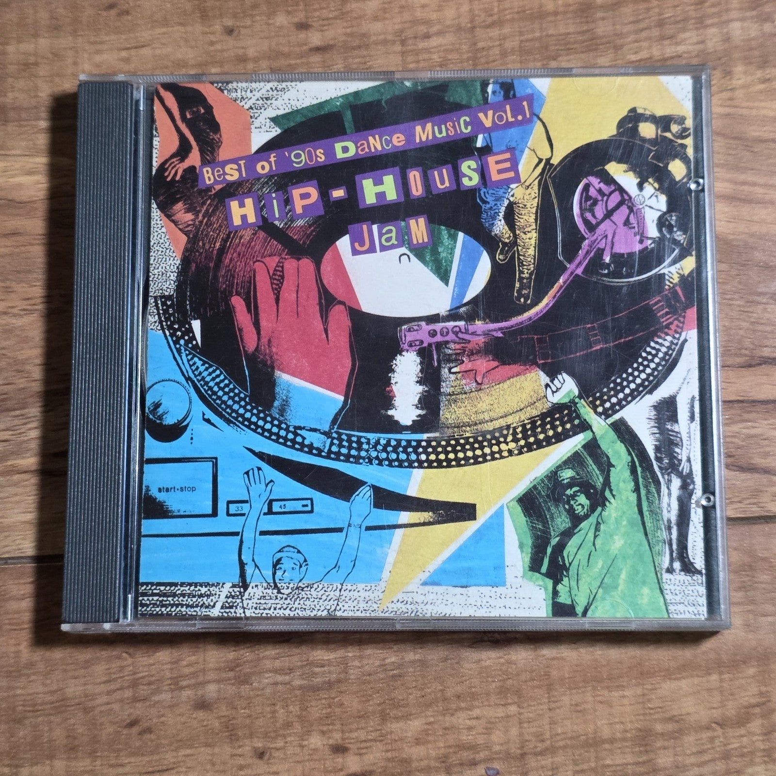 Best Of 90's Dance Music Vol. 1 Hip-House Jam CD Compilation 1990 Dance