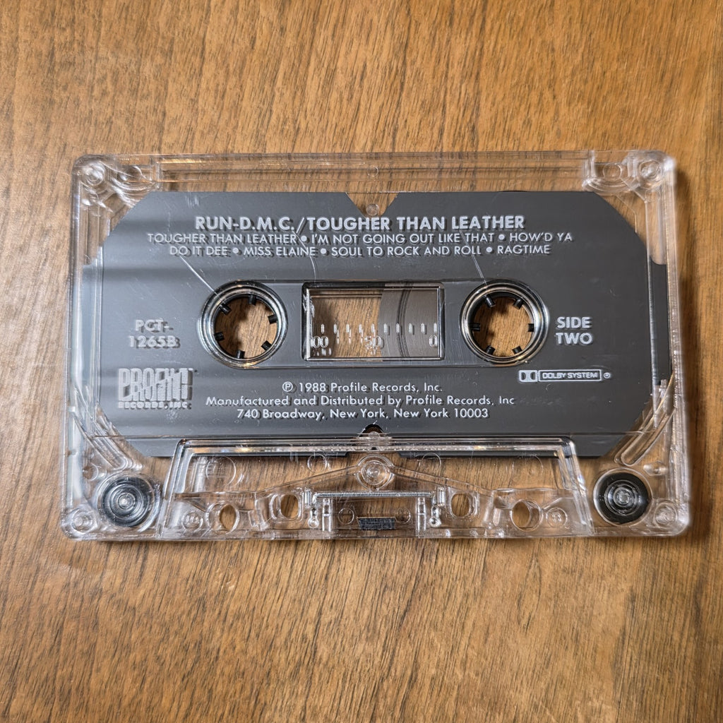 Run-DMC - Tougher Than Leather Album 1988 Hip Hop Cassette
