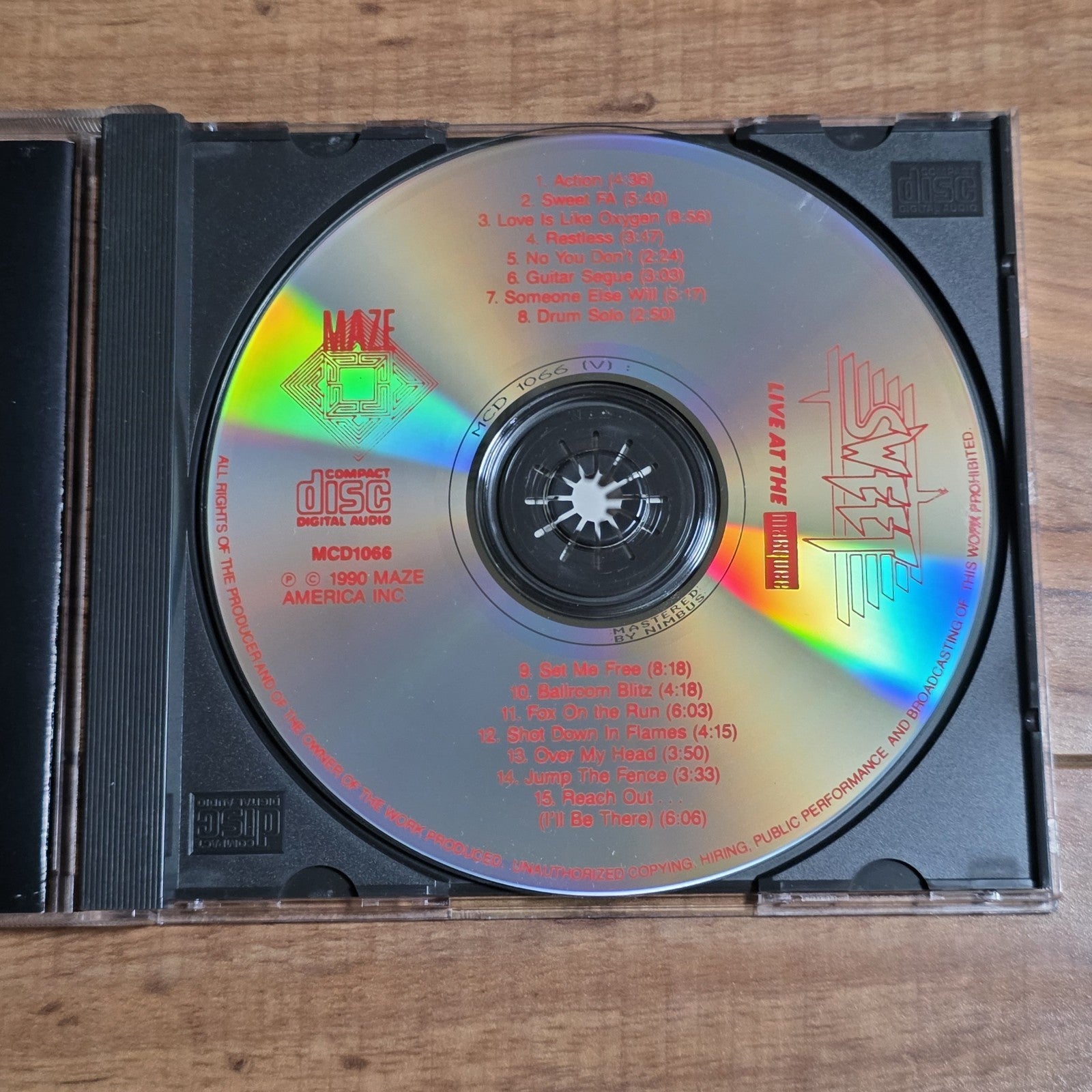 Sweet - Live At The Marquee CD Live Album Glam Rock