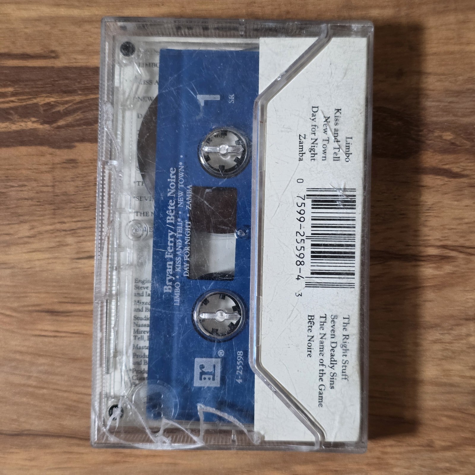 Bryan Ferry - Bete Noire Cassette Tape Virgin 1987 New Wave Art Pop Broken Case