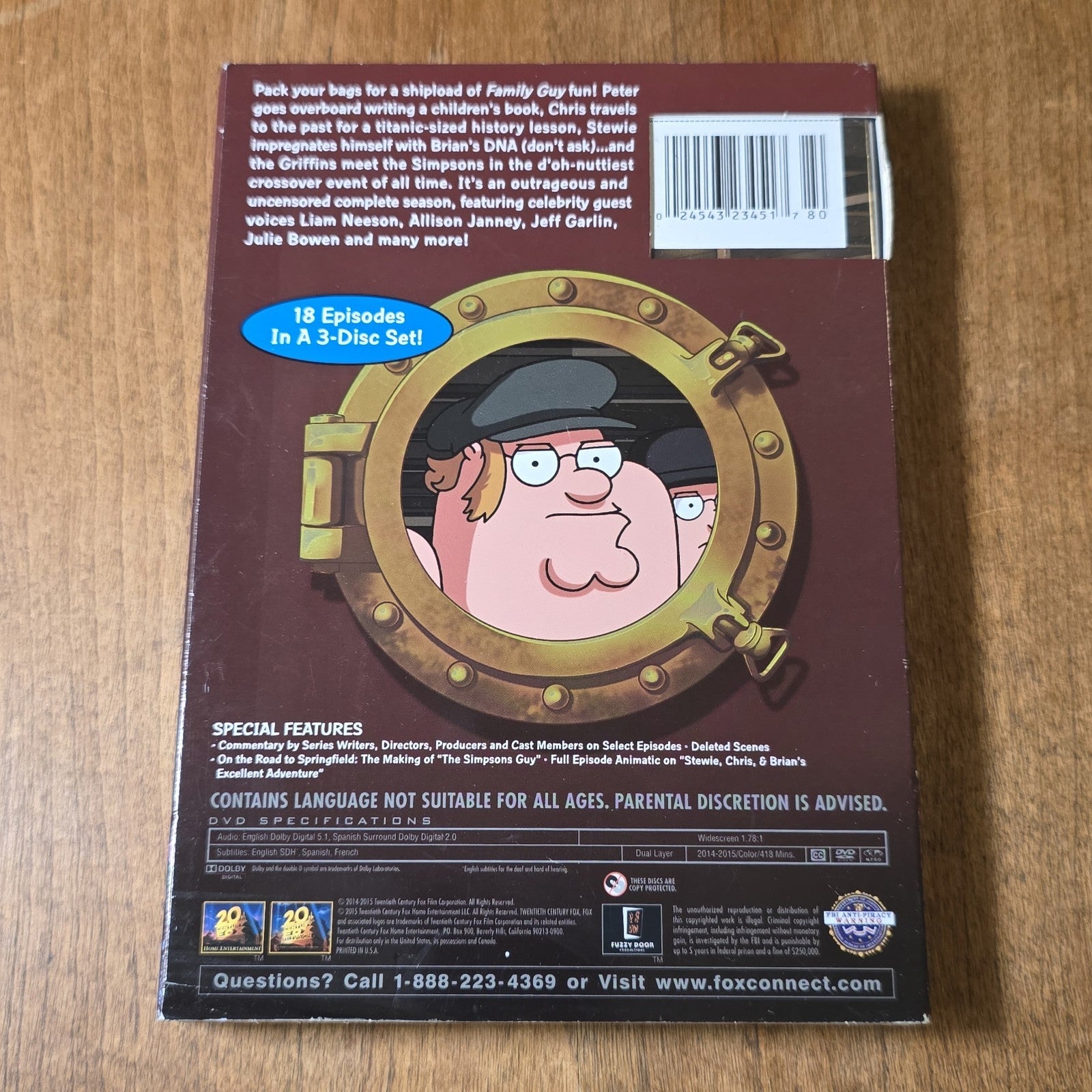 Family Guy Season 13 DVD 2014 Comedy Animated Slipcover New Sealed