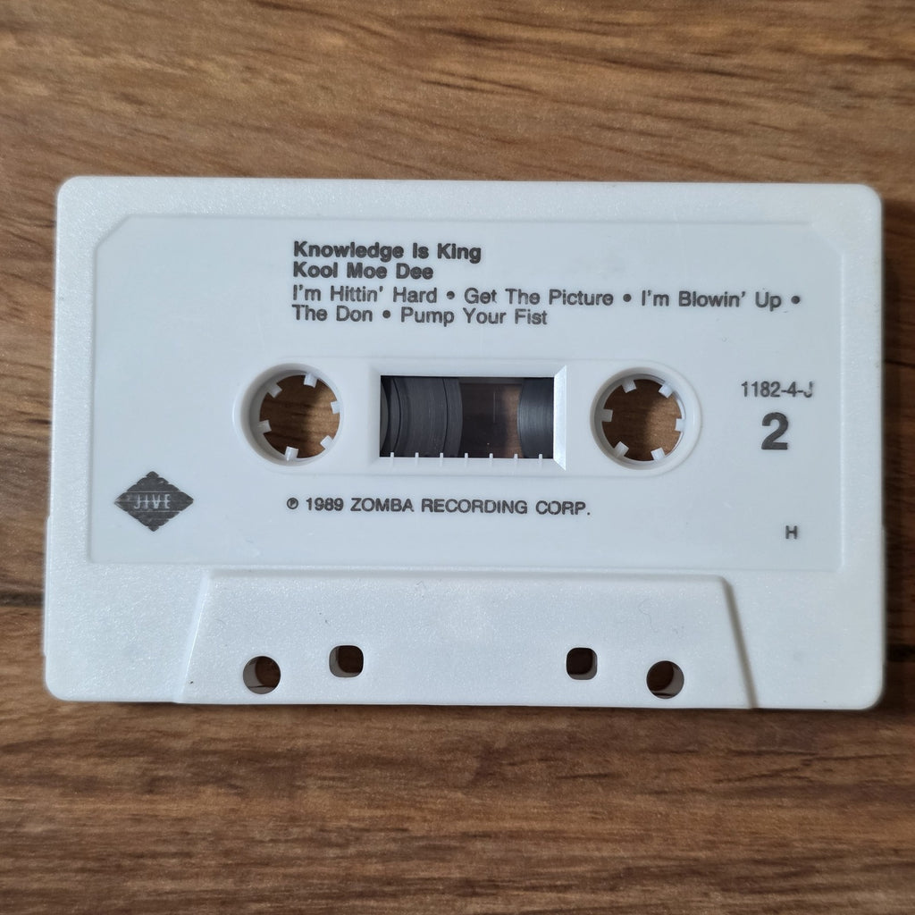 Kool Moe Dee - Knowledge Is King Album 1989 Hip Hop Cassette Jive Records