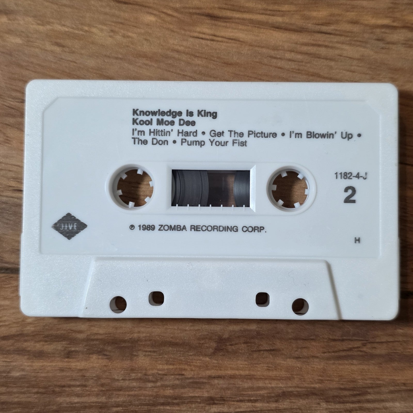 Kool Moe Dee - Knowledge Is King Album 1989 Hip Hop Cassette Jive Records