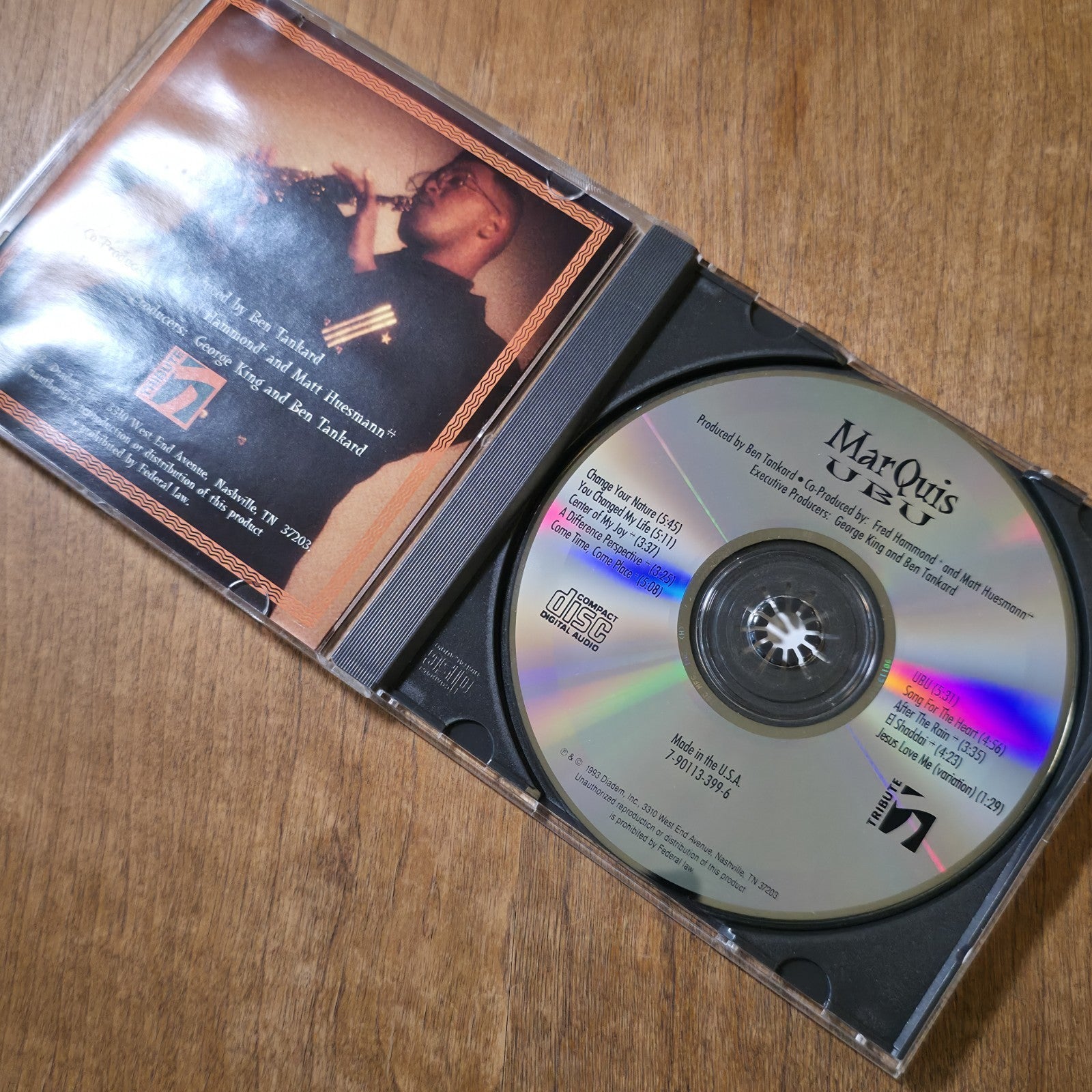 Marquis - Ubu CD Album 1993 Smooth Jazz