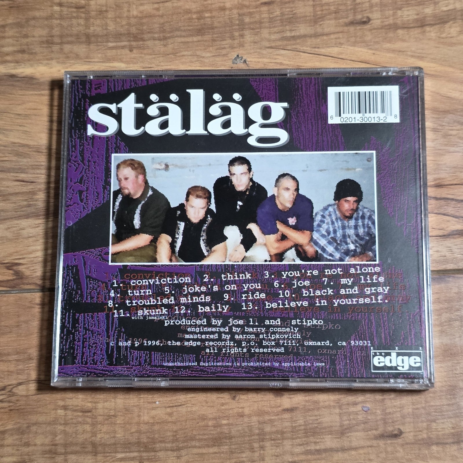 Stalag 13 - Conviction CD EP 1996 Hardcore Punk Rare HTF