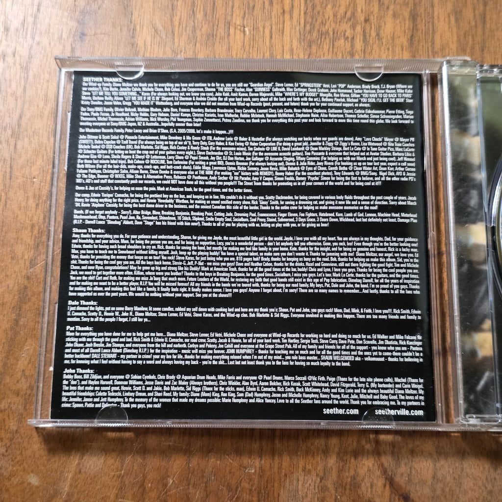 Seether - Karma and Effect CD Album 2005 Post-Grunge