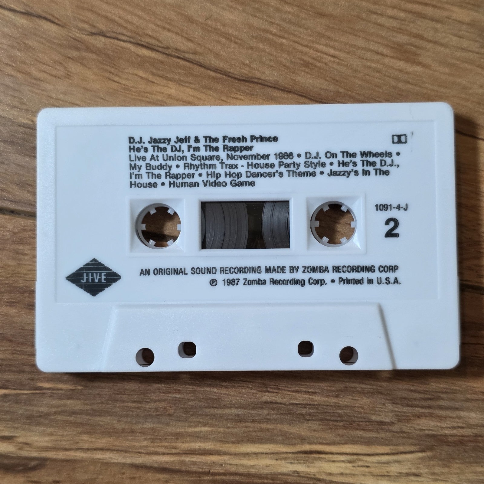 DJ Jazzy Jeff & The Fresh Prince - He's The DJ I'm The Rapper 1988 Cassette