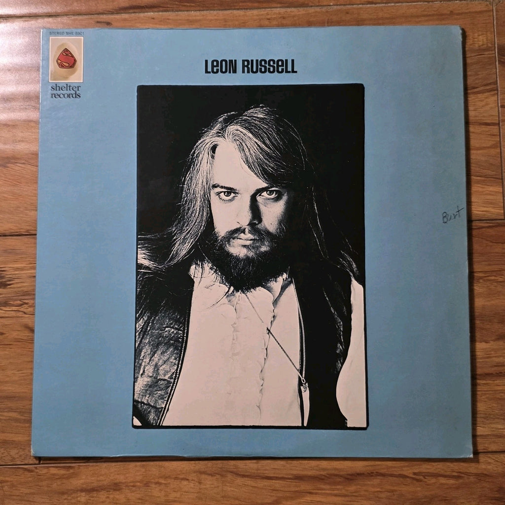 Leon Russell - Leon Russell Vinyl LP 1970 Rock Shelter Records Superman Logo VG