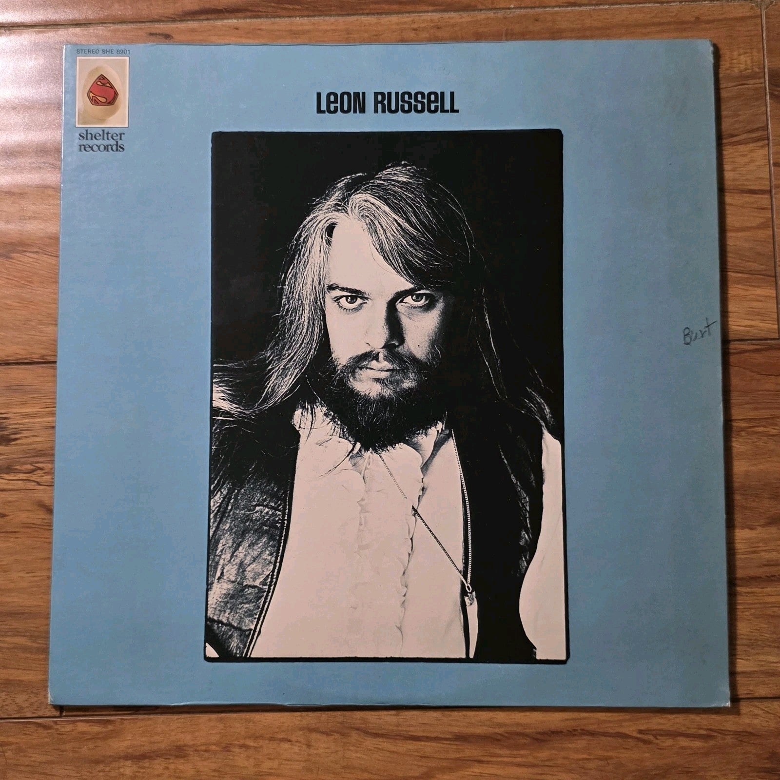 Leon Russell - Leon Russell Vinyl LP 1970 Rock Shelter Records Superman Logo VG