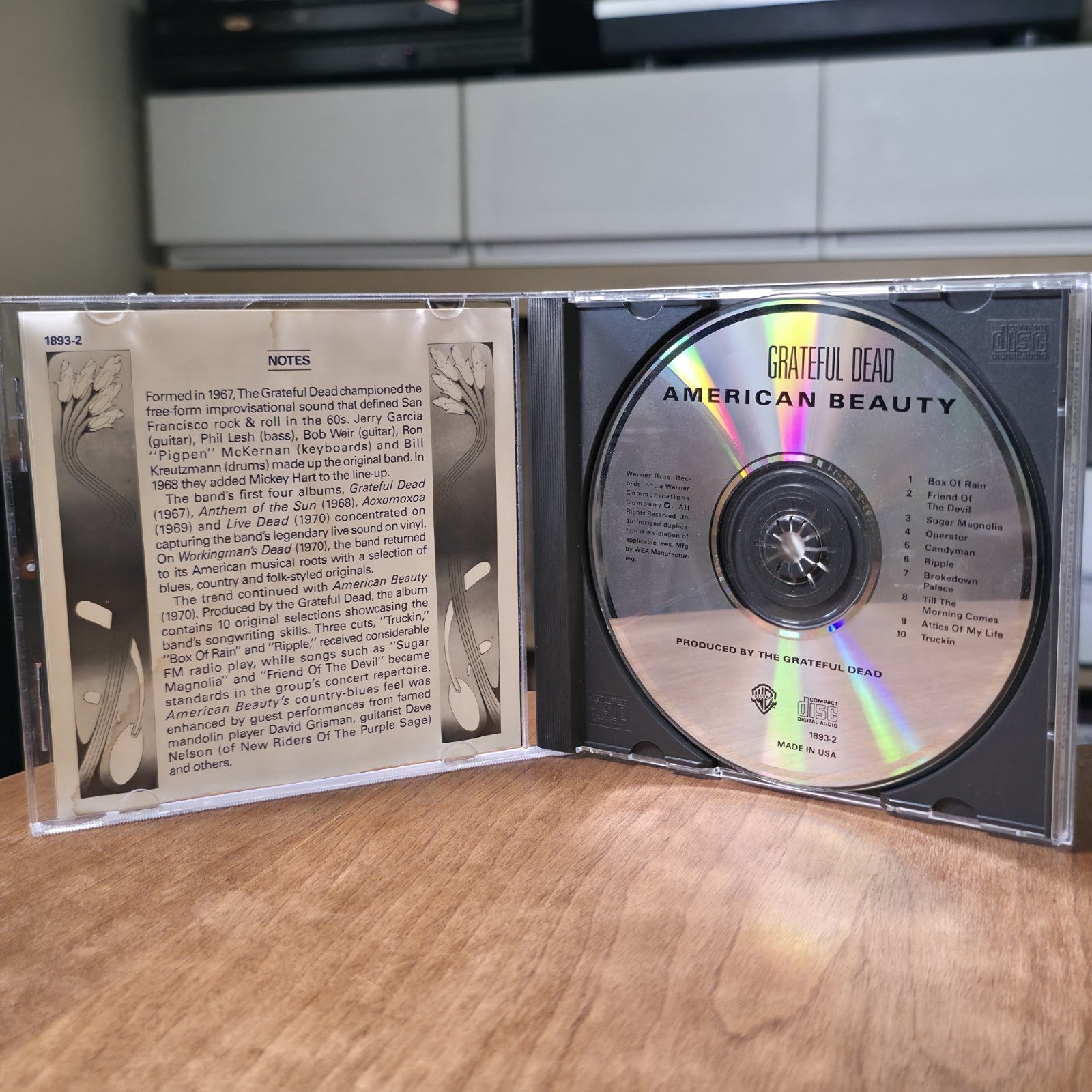 Grateful Dead - American Beauty CD Album 1990 Folk Rock