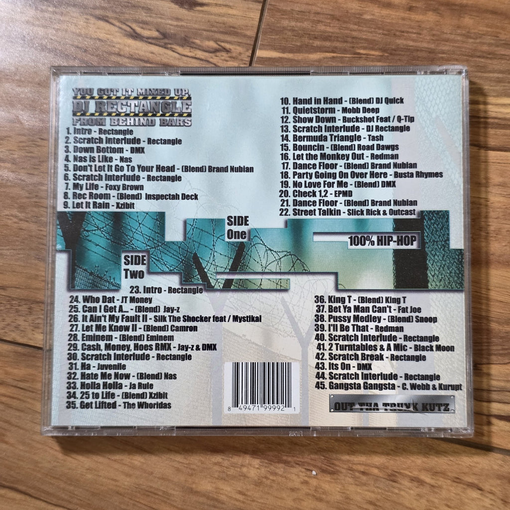 DJ Rectangle - You Got It Mixed Up From Behind Bars CD 1998 Hip Hop Rare HTF
