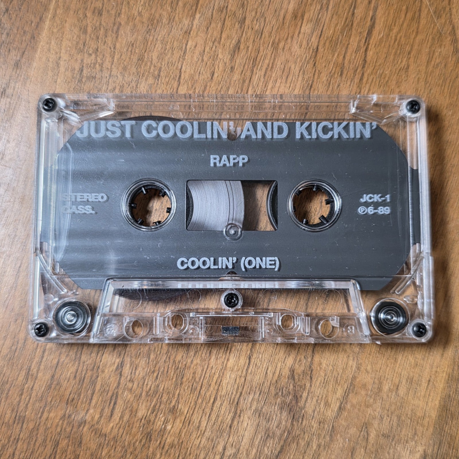 Rapp - Just Coolin' And Kickin' Album 1988 Hip Hop Cassette Street Rare HTF