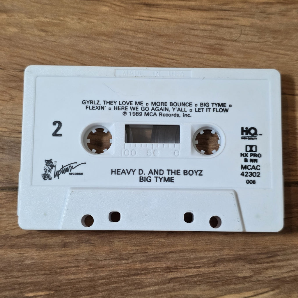 Heavy D & The Boyz - Big Tyme Album 1989 Hip Hop Cassette MCA Records 